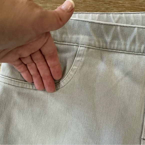 SPANX by Sara Blakely Womens Light Gray Pull-On High Rise Skinny Jeans Sz XL GUC - Picture 4 of 9